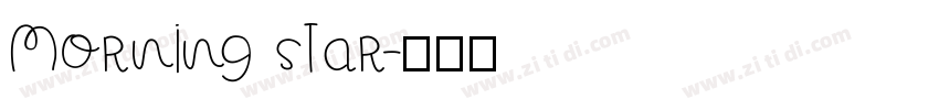 Morning star字体转换
